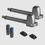 Kit complet 230 V pour portails battants jusqu’à 400 kg et 4 m de longueur ATHOS AC KIT A40