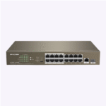 Switch non géré 16FE+2GE/1SFP avec PoE 16 ports – F1118P-16-150WV2.0