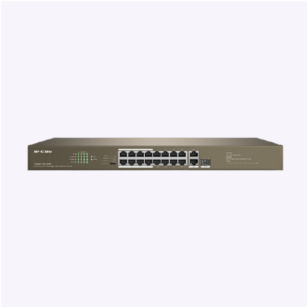 Switch non géré 16FE+2GE/1SFP avec PoE 16 ports – F1118P-16-250W