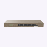 Switch géré 24FE+2GE/1SFP avec PoE 24 ports – F1226P-24-410W