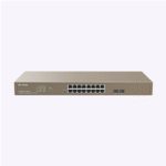Switch PoE géré dans le cloud 16GE+2SFP – G3318P-16-250W