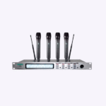 Microphones sans fil à 4 poignées UHF D-MS4 DSPPA