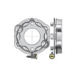 Support universel taraudé pour moteur de volets roulants – Anneau…